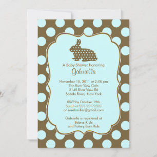 Invitación linda de Baby Shower del muchacho del