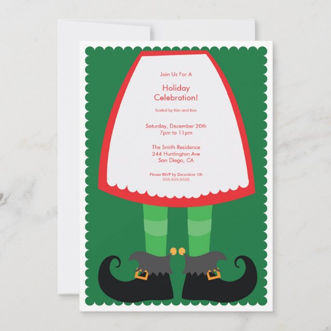 Invitación linda de la celebración de días (Anverso)