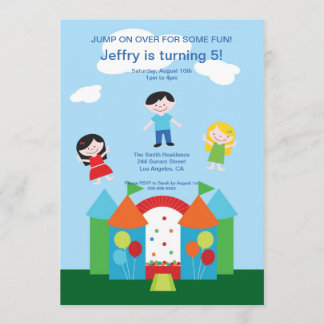 Invitación linda de la fiesta de cumpleaños de la