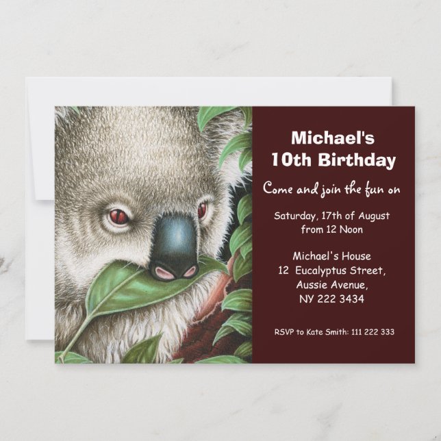 Invitación linda de la fiesta de cumpleaños de la (Anverso)