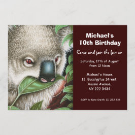 Invitación linda de la fiesta de cumpleaños de la