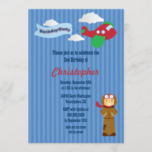 Invitación linda de la fiesta de cumpleaños de los