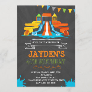 Invitación linda de la fiesta de cumpleaños del