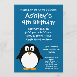 Invitación linda de la fiesta de cumpleaños del