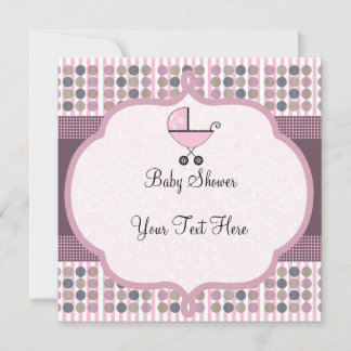 Invitación linda del carro de bebé