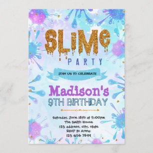 Invitación linda del cumpleaños del limo