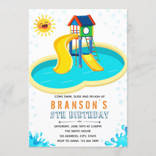 Invitación linda del tema del cumpleaños del