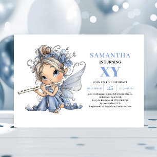 Invitación linda para el 4to cumpleaños de la niña