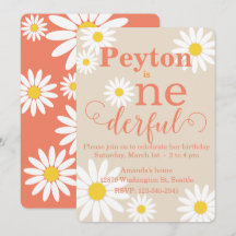 Invitación linda para el primer cumpleaños con mar