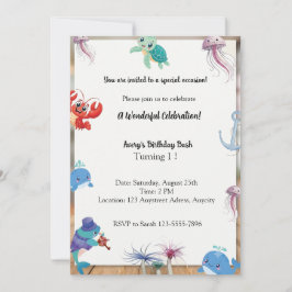 Invitación Lindo Bajo el Mar