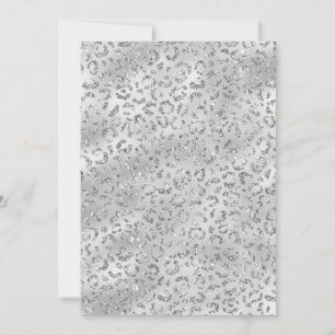 Invitación Lindo estampado de piel de leopardo guepardo plate
