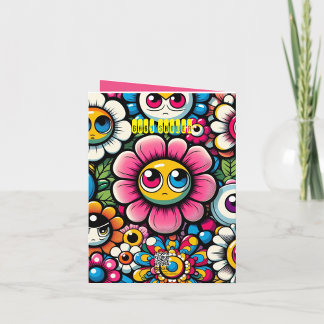 Invitación lindo floral japonés con cara de novia