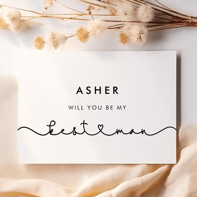 Invitación Lindo fuente del corazón conectado ¿Serás mi padri (Subido por el creador)