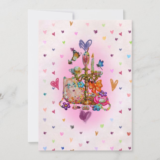 Invitación Lindo Pastel (Anverso)