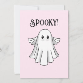 Invitación Lindo y espeluznante feliz Halloween