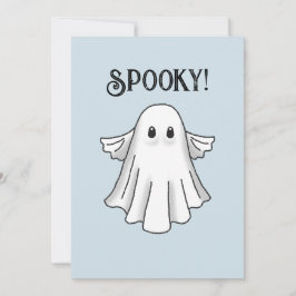 Invitación Lindo y espeluznante feliz Halloween