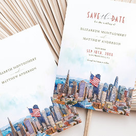 Invitación Línea aérea de San Francisco Guardar fecha destino