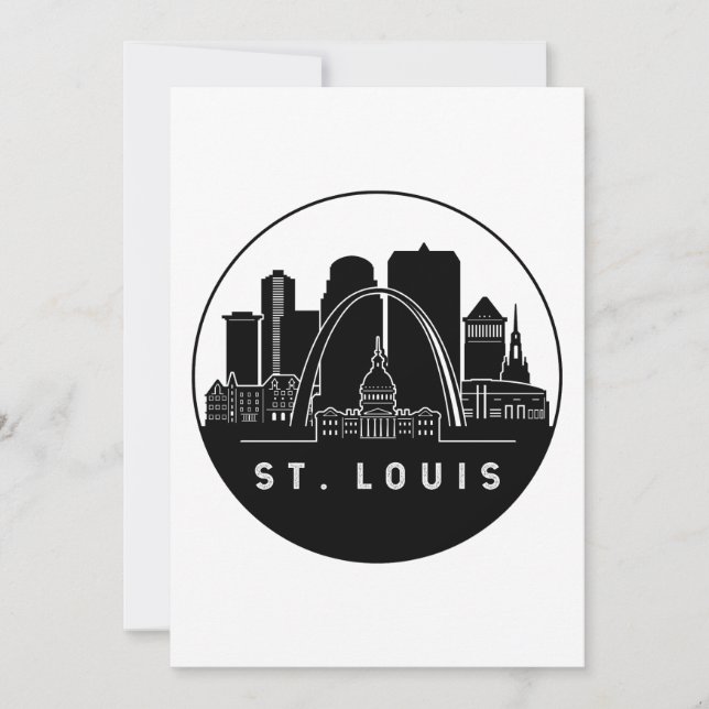 Invitación Línea aérea de St. Louis Missouri (Anverso)