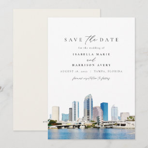 Invitación Línea aérea Tampa Florida para salvar la fecha