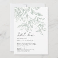 Línea Clásica Elegante Dibujada Floral Bridal Show