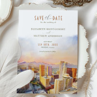 Línea de Skyline Phoenix Arizona Save the Date