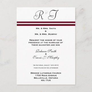 Invitación - Línea de vino