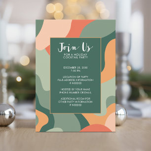 Invitación Línea Orgánica Resumen de Arte - Festividad de Jad