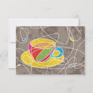 Invitación línea retro COFFEE