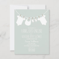 Línea virtual de ropa Baby Shower de Virtual Blue