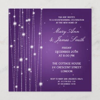 Invitación Líneas chispeantes del fiesta del estreno de una