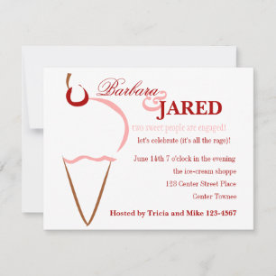 Invitación Líneas de Helado