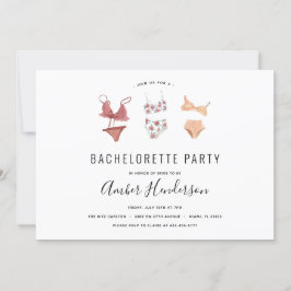 Invitación Lingerie Bachelorette