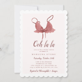 Invitación Lingerie Bridal Shower