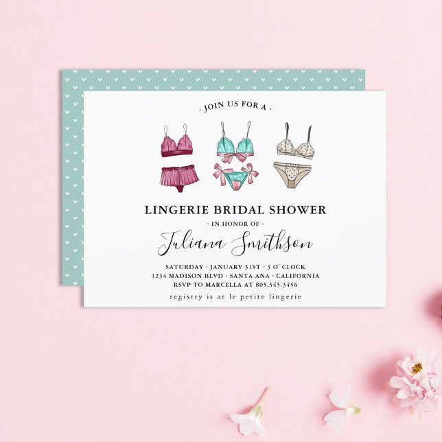 Invitación Lingerie Bridal Shower (Subido por el creador)