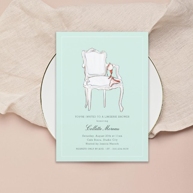 Invitación Lingerie Bridal Shower o Bachelorette Party (Subido por el creador)