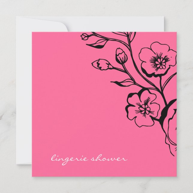 Invitación Lingerie Rosa 311 (Anverso)