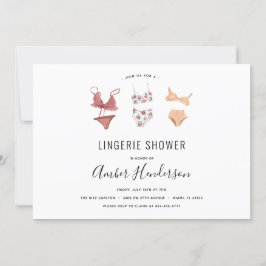 Invitación Lingerie Shower