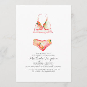 Invitación Lingerie Shower Bachelorette / Lingerie Fiesta