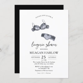 Invitación Lingerie Shower | Lingerie Fiesta Bridal Shower