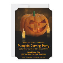 Linterna de calabaza de Halloween con velas