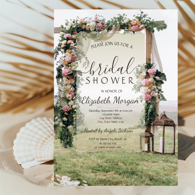 Invitación Linterna de enramada de boda ducha de novia  (Subido por el creador)
