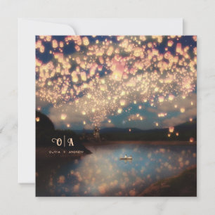 Invitación Linternas de deseo de amor