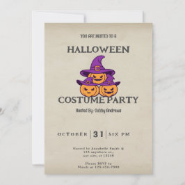 Invitación Linternas de Jack-O' atestiguan Halloween Gorra