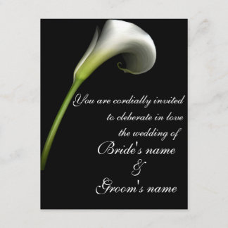 Invitación lirio calla