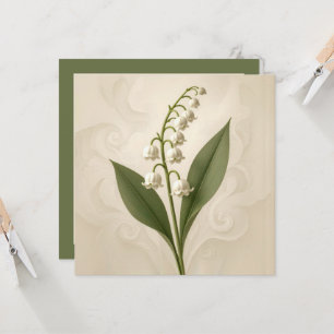Invitación Lirio de Agua de Boda Acuarela