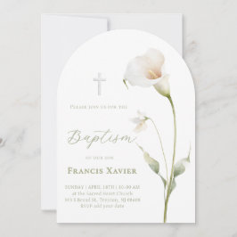 Invitación Lirio de Calla Bautizo
