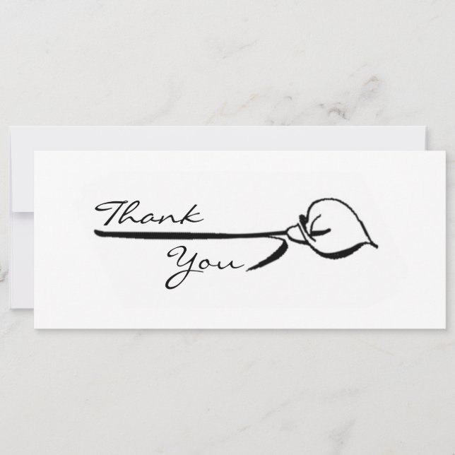 Invitación Lirio de Calla Gracias (Anverso)