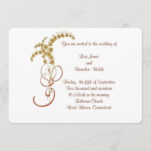 Invitación Lirio de oro del Boda del Valle