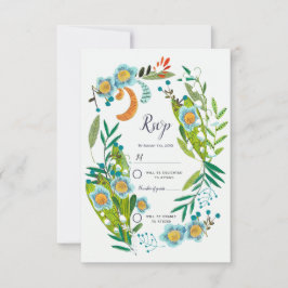 Invitación Lirio floral moderno Boho del Boda del Valle