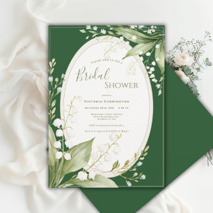 Invitación Lirios Blancos de la Valle Fantasía Nupcial 
